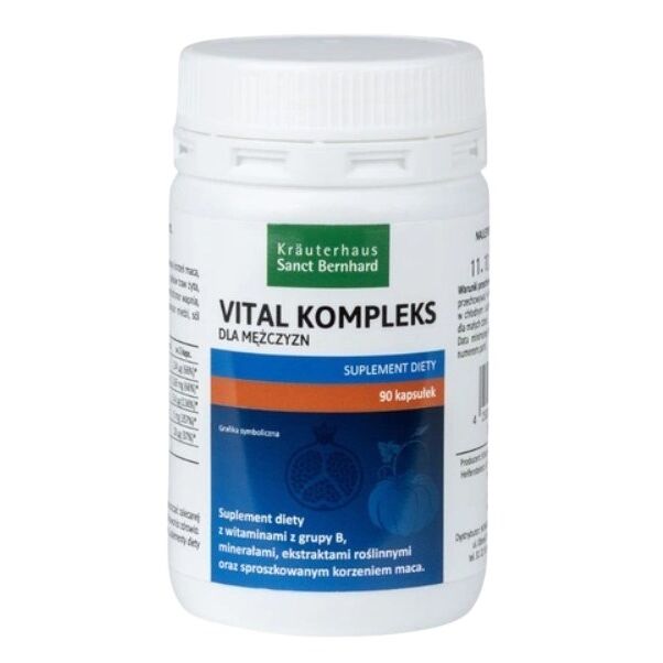 KRAUTERHAUS SANCT BERNHARD Vital Complex voor mannen (90 capsules) - Viking Supplements