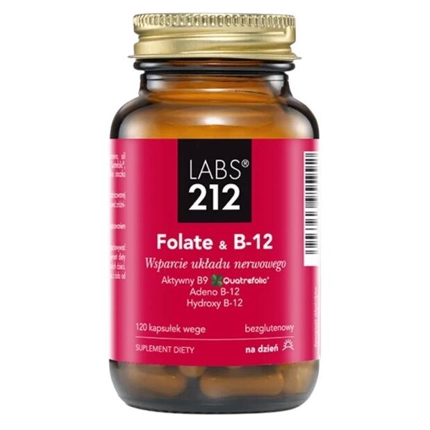 LABS212 Foliumzuur & B-12 (120 capsules) - Viking Supplements