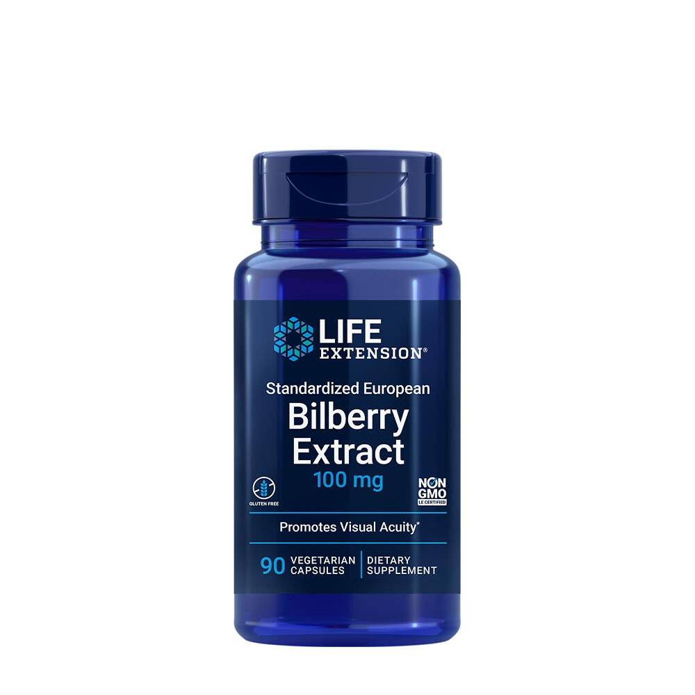 Life Extension - Gestandaardiseerd Europees blauwbessenextract (90 plantaardige capsules) - Viking Supplements
