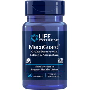 MacuGuard Oculaire ondersteuning met saffraan en astaxanthine - 60 softgels - Viking Supplements