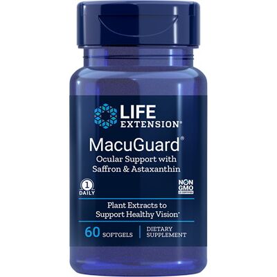 MacuGuard Oculaire ondersteuning met saffraan en astaxanthine - 60 softgels - Viking Supplements