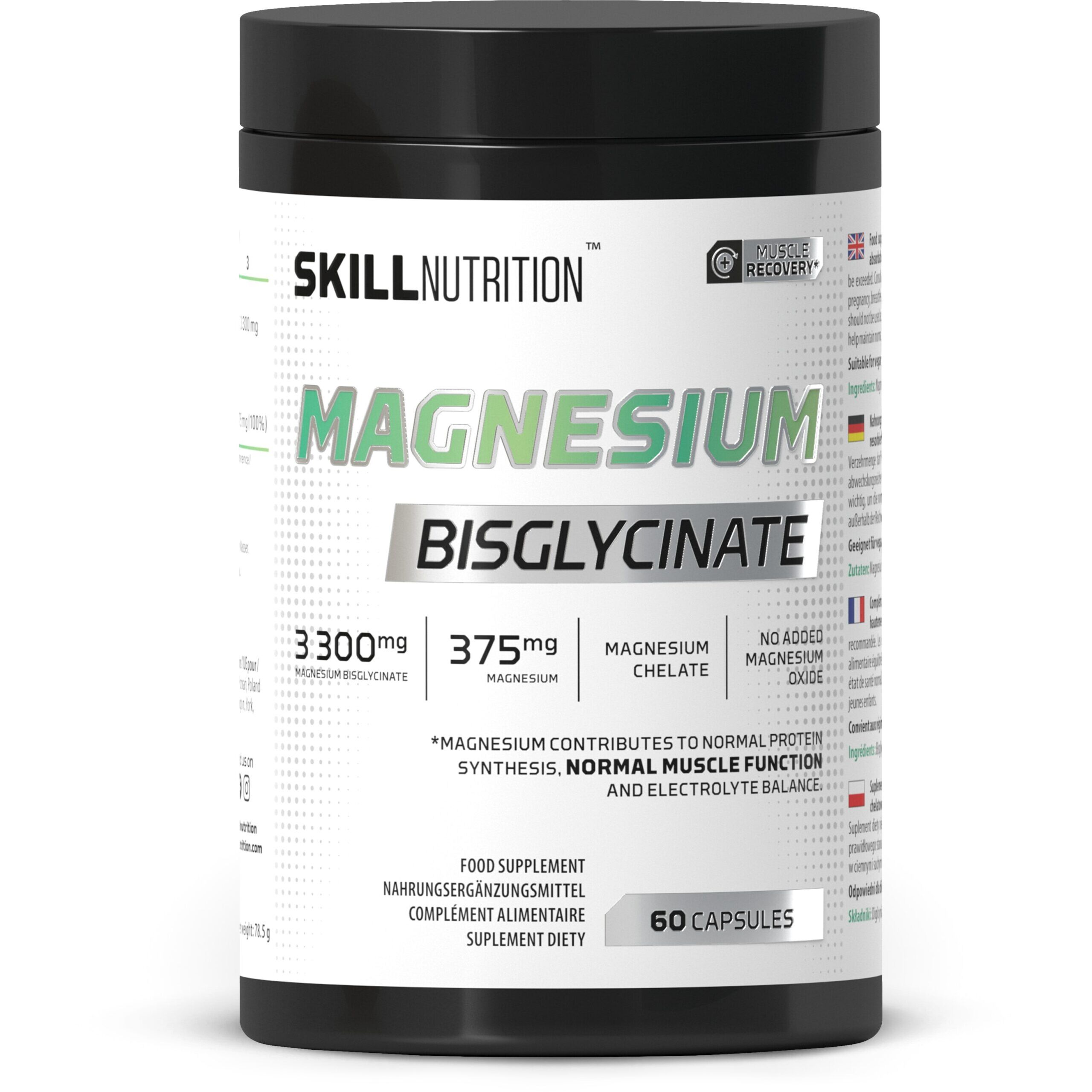 Magnesiumbisglycinaat - 60 capsules - Viking Supplements