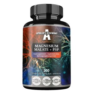 Magnesiummalaat + P5P - 200 capsules - Viking Supplements
