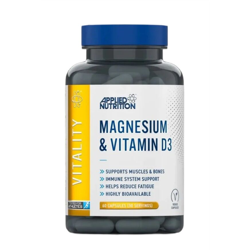 Magnesium & vitamine D3 - 60 vcaps - Viking Supplements