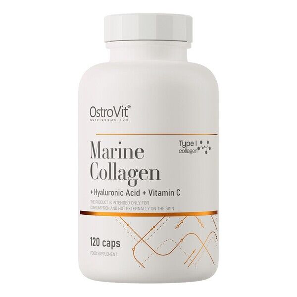 Marien collageen + hyaluronzuur + vitamine C - 120 capsules - Viking Supplements