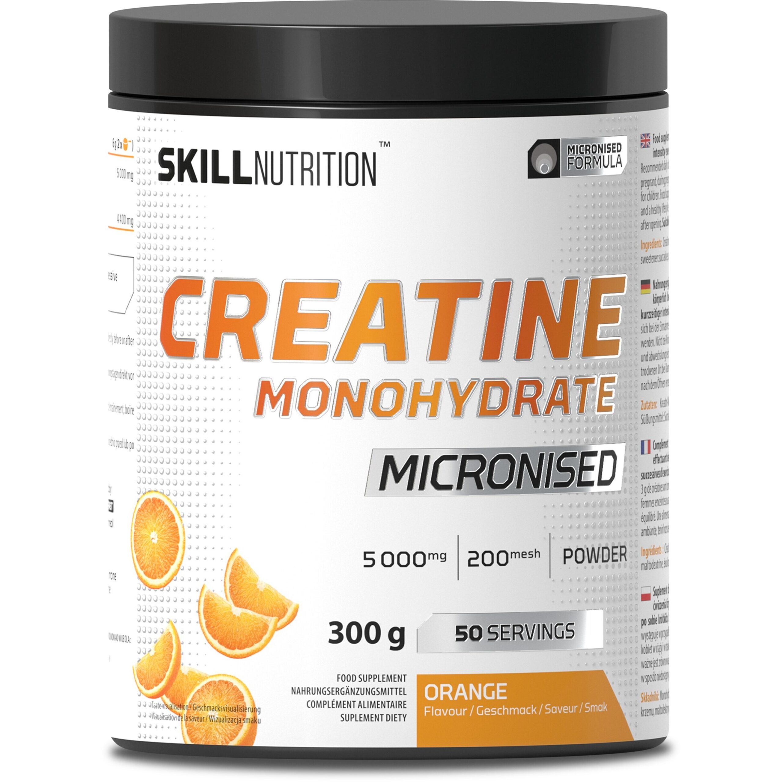 Gemicroniseerd creatine-monohydraat met smaak