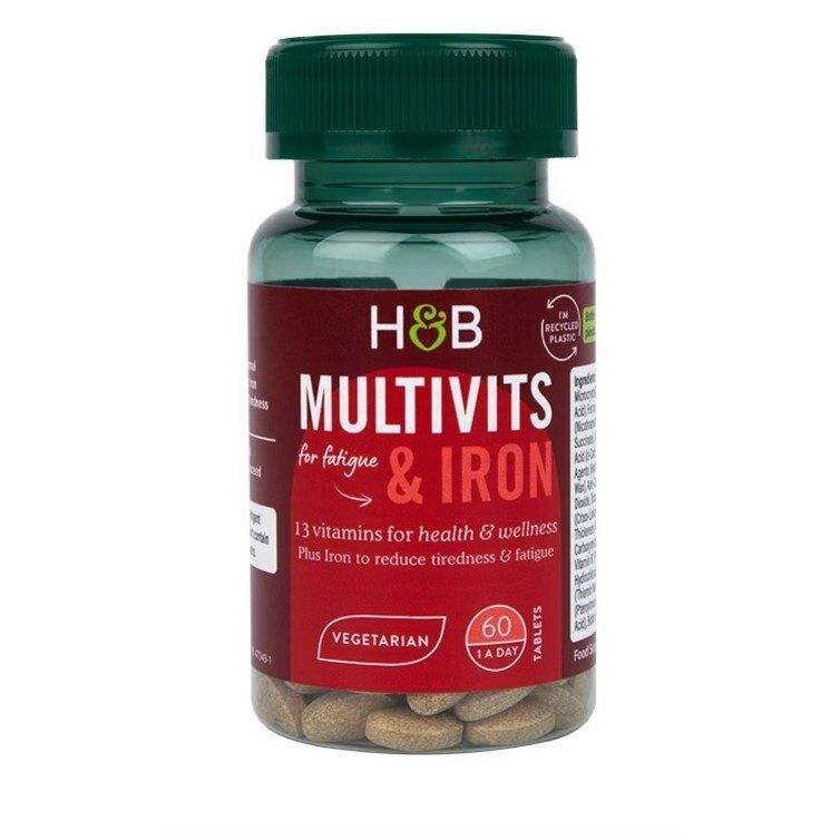 Multivits & Iron - 60 tablets (EAN 5059604689468) - Viking Supplements