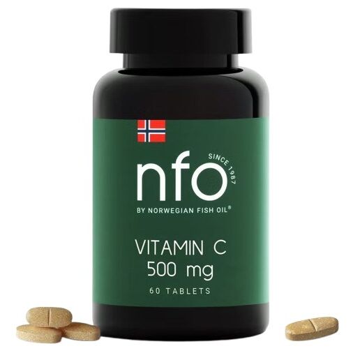 NFO Vitamine C 500 mg (60 tabletten) - Viking Supplements