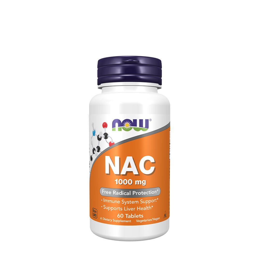 NOW NAC - Acetylcysteïne 1000 mg (60 tabletten) - Viking Supplements