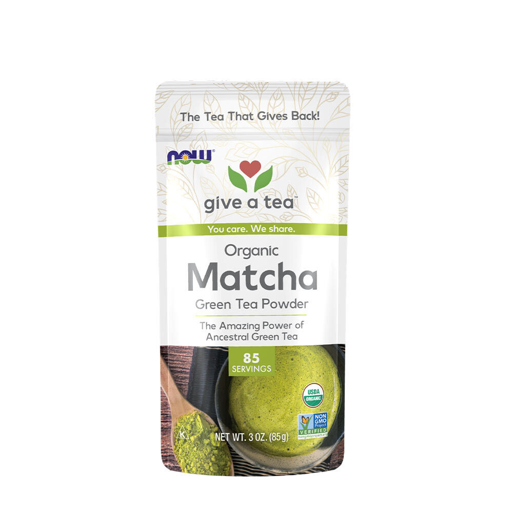 NOW Biologisch Matcha-groene-theepoeder (3 Oz.) - Viking Supplements