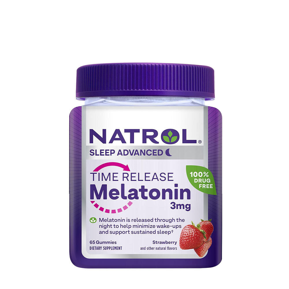 Natrol Melatonine-gummies 3 mg (65 gummies)