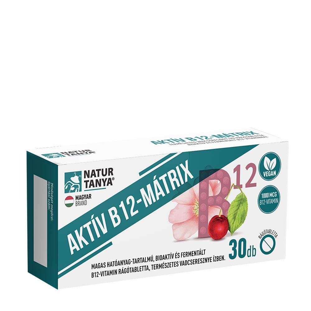 Natur Tanya Active B12 Matrix (30 kauwtabletten)