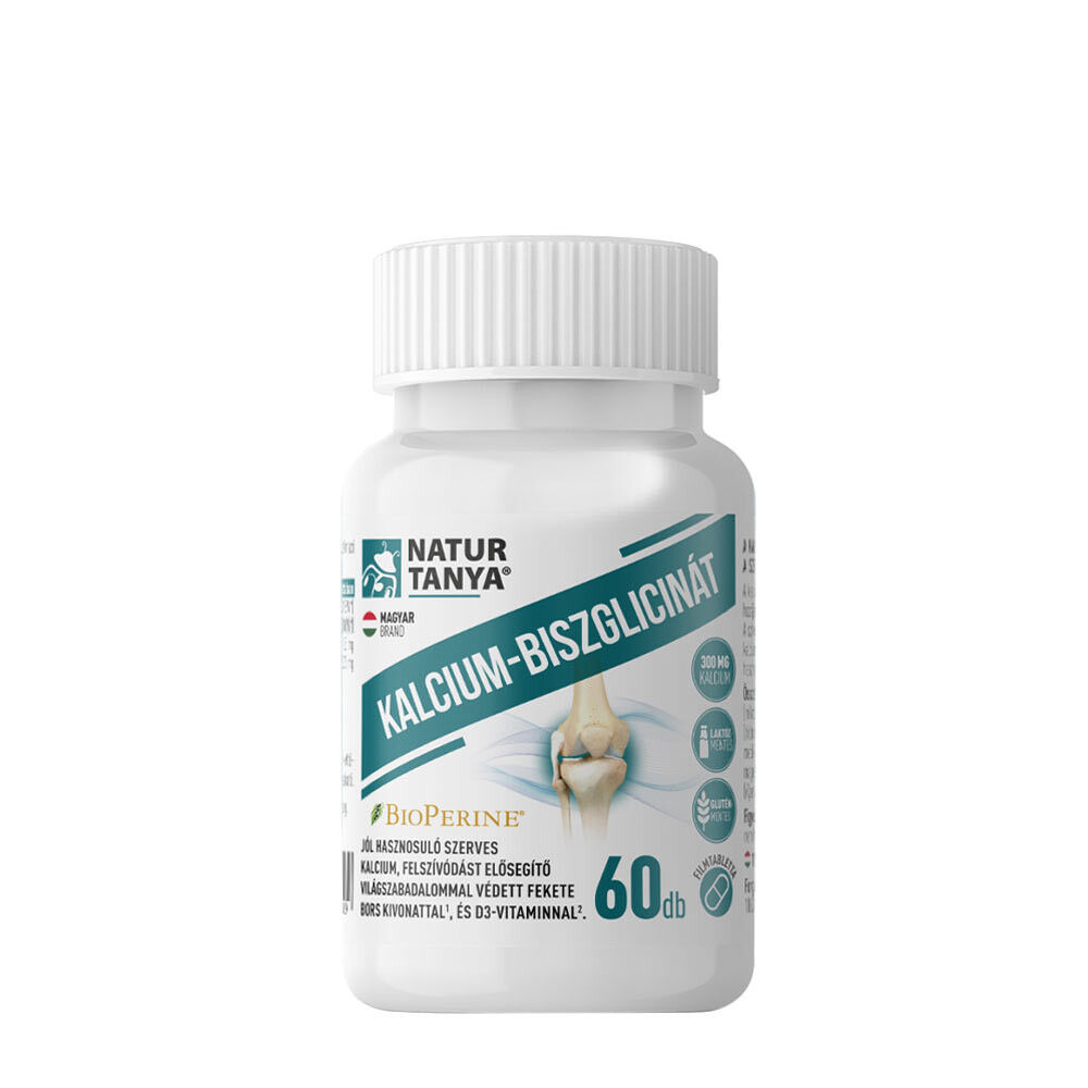 Natur Tanya Calciumbisglycinaat (60 tabletten) - Viking Supplements