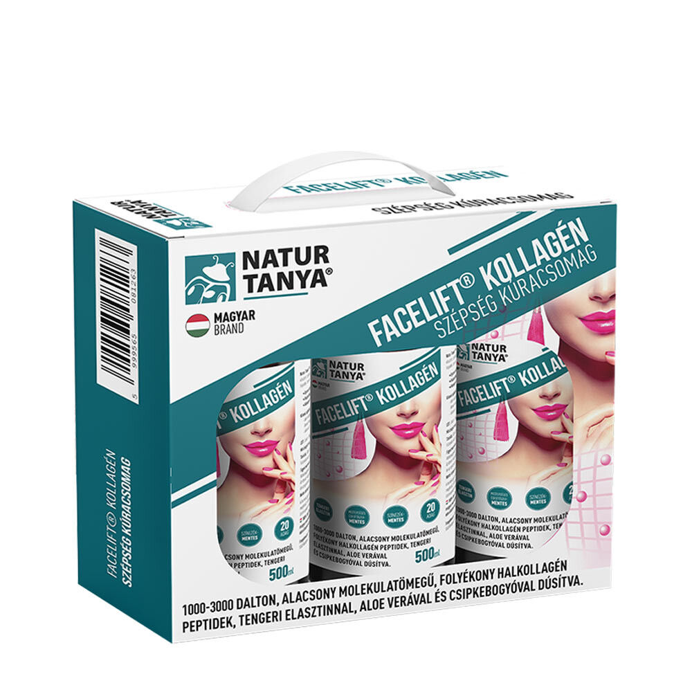 Natur Tanya Facelift Collageen - 60-daags schoonheidsbehandelingspakket (3 x 500 ml) - Viking Supplements