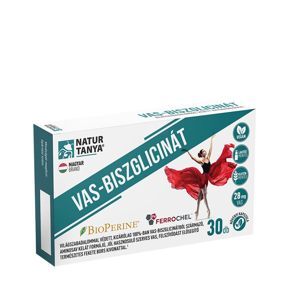 Natur Tanya IJzerbisglycinaat (30 capsules) - Viking Supplements