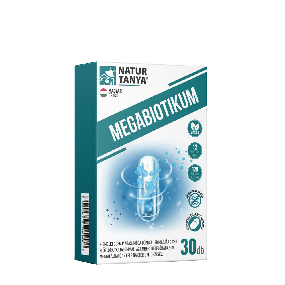 Natur Tanya Megabiotic - 12 soorten bacteriën (30 capsules) - Viking Supplements