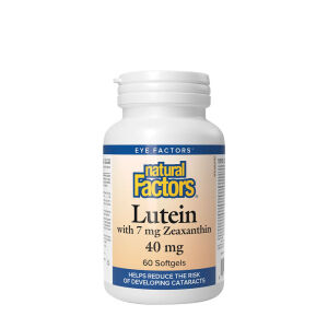 Natural Factors Luteïne 40 mg met zeaxanthine (60 softgels) - Viking Supplements
