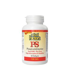 Natural Factors PS FOSFATIDYLSERINE 100 MG (60 softgels) - Viking Supplements