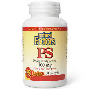 Natural Factors PS Phosphatidylserine 100mg 60 soft capsules - Viking Supplements