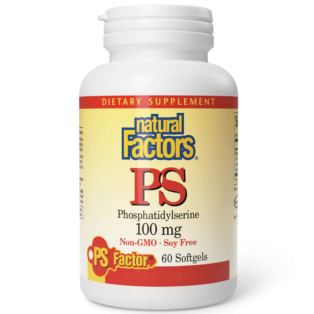 Natural Factors PS Fosfatidylserine 100 mg 60 zachte capsules - Viking Supplements