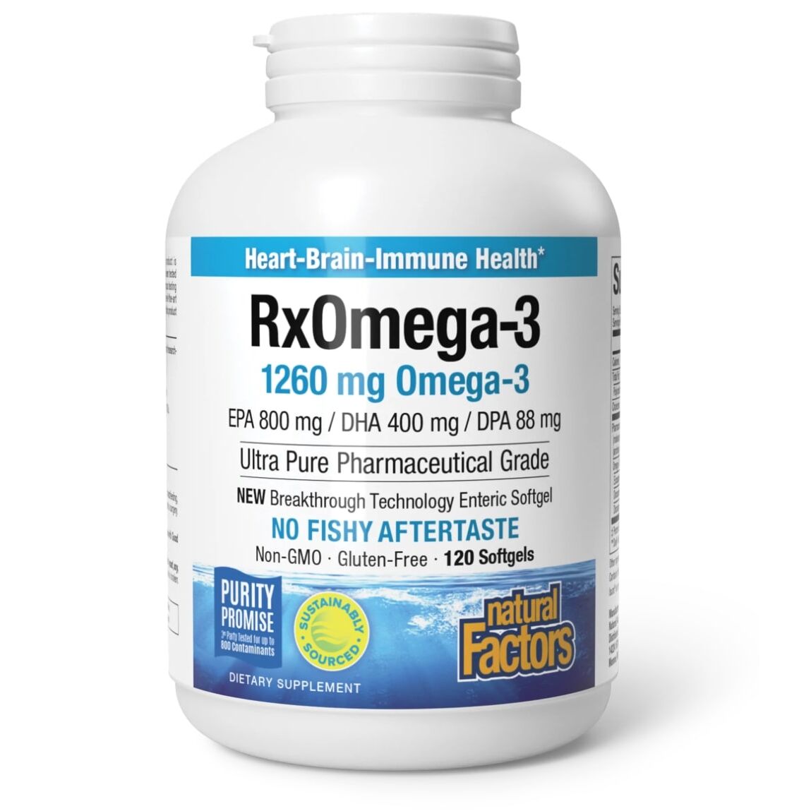 Natural Factors Rx Omega-3 Factors 120 softgels - Viking Supplements