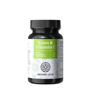 Nature Love IJzer & Vitamine C (60 tabletten) - Viking Supplements