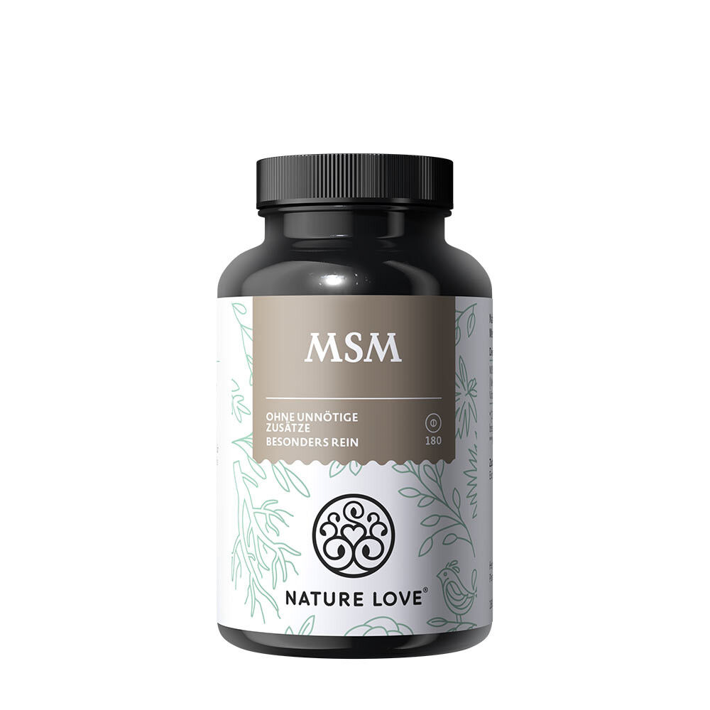 Nature Love MSM met vitamine C (180 tabletten) - Viking Supplements
