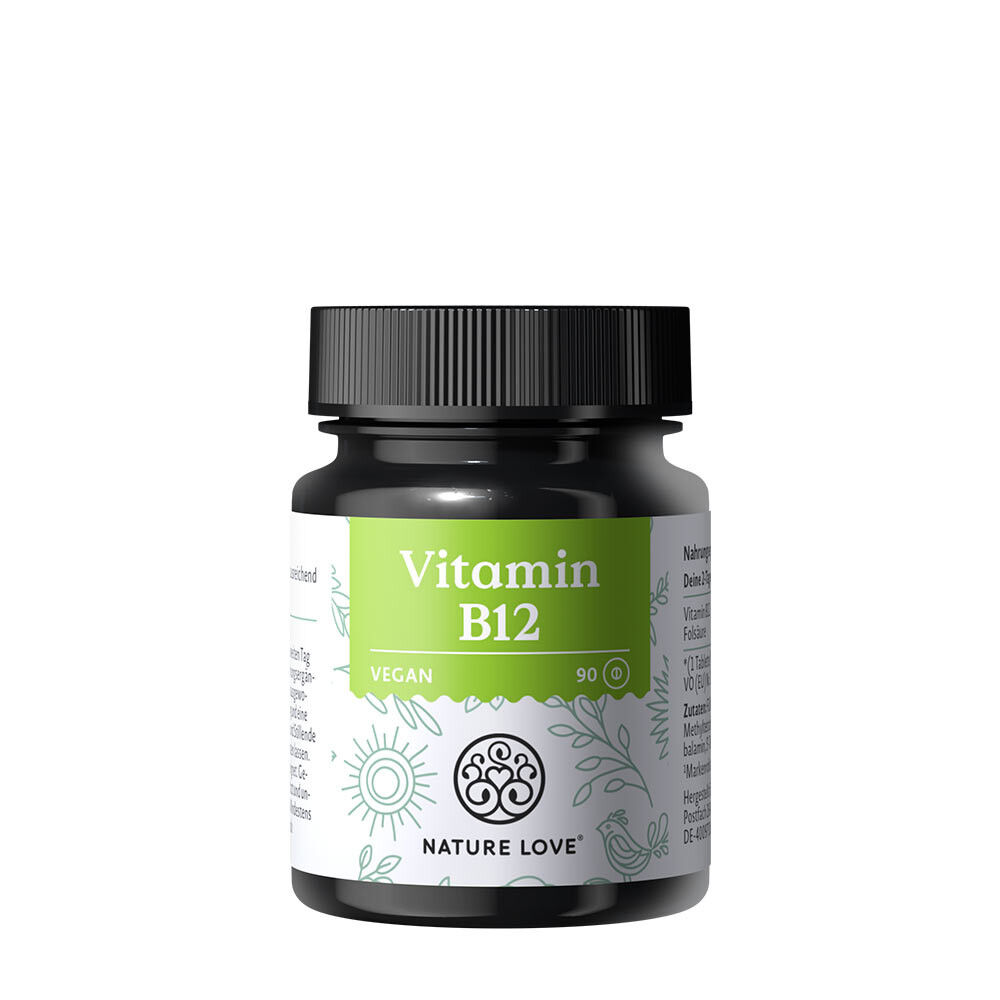 Nature Love Vitamine B12 (90 plantaardige tabletten) - Viking Supplements