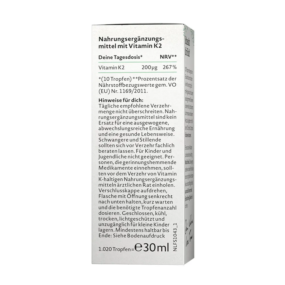 Nature Love Vitamin K2 (30 ml) - Afbeelding 2