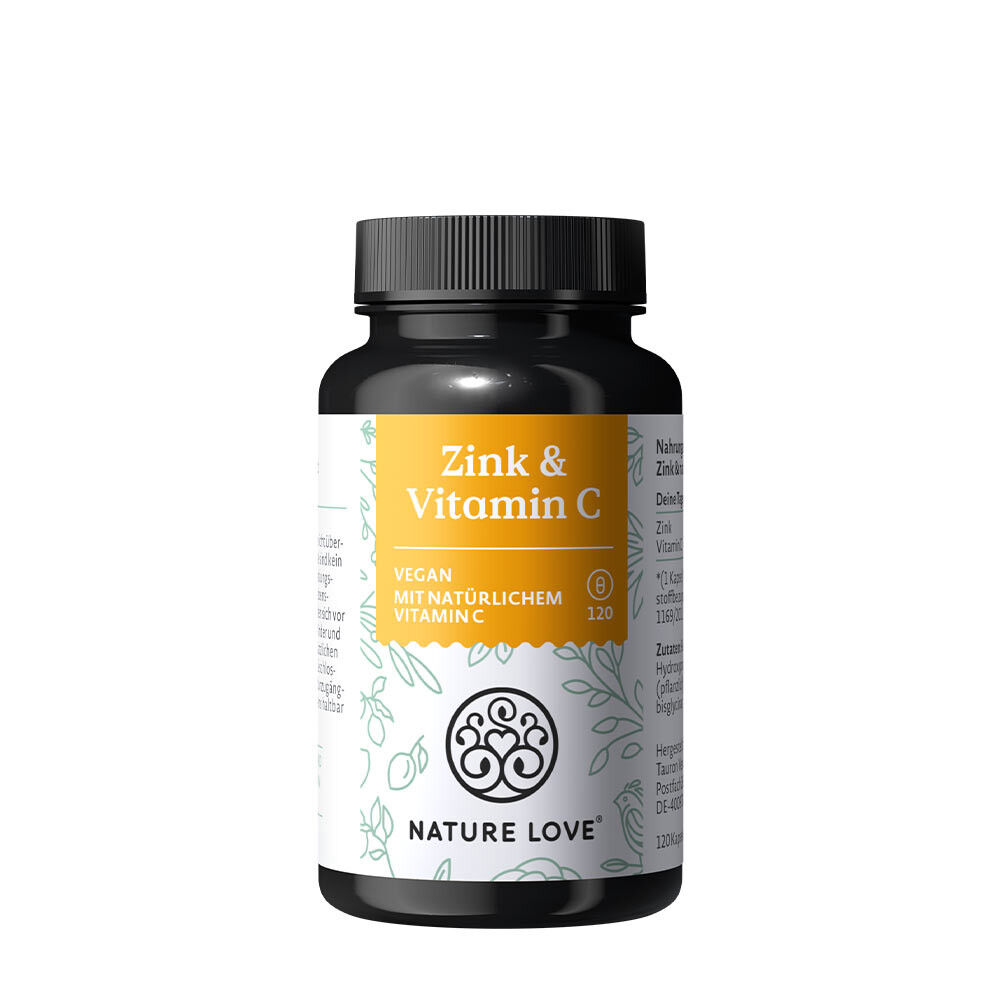 Nature Love Zink & Vitamine C (120 capsules) - Viking Supplements