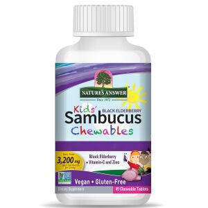Nature's Answer Kids Sambucus kauwtabletten 45 stuks - Viking Supplements