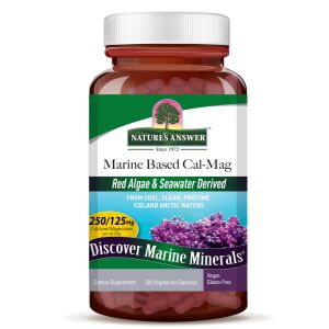 Nature's Answer Cal-Mag op basis van zeewater, 120 capsules - Viking Supplements