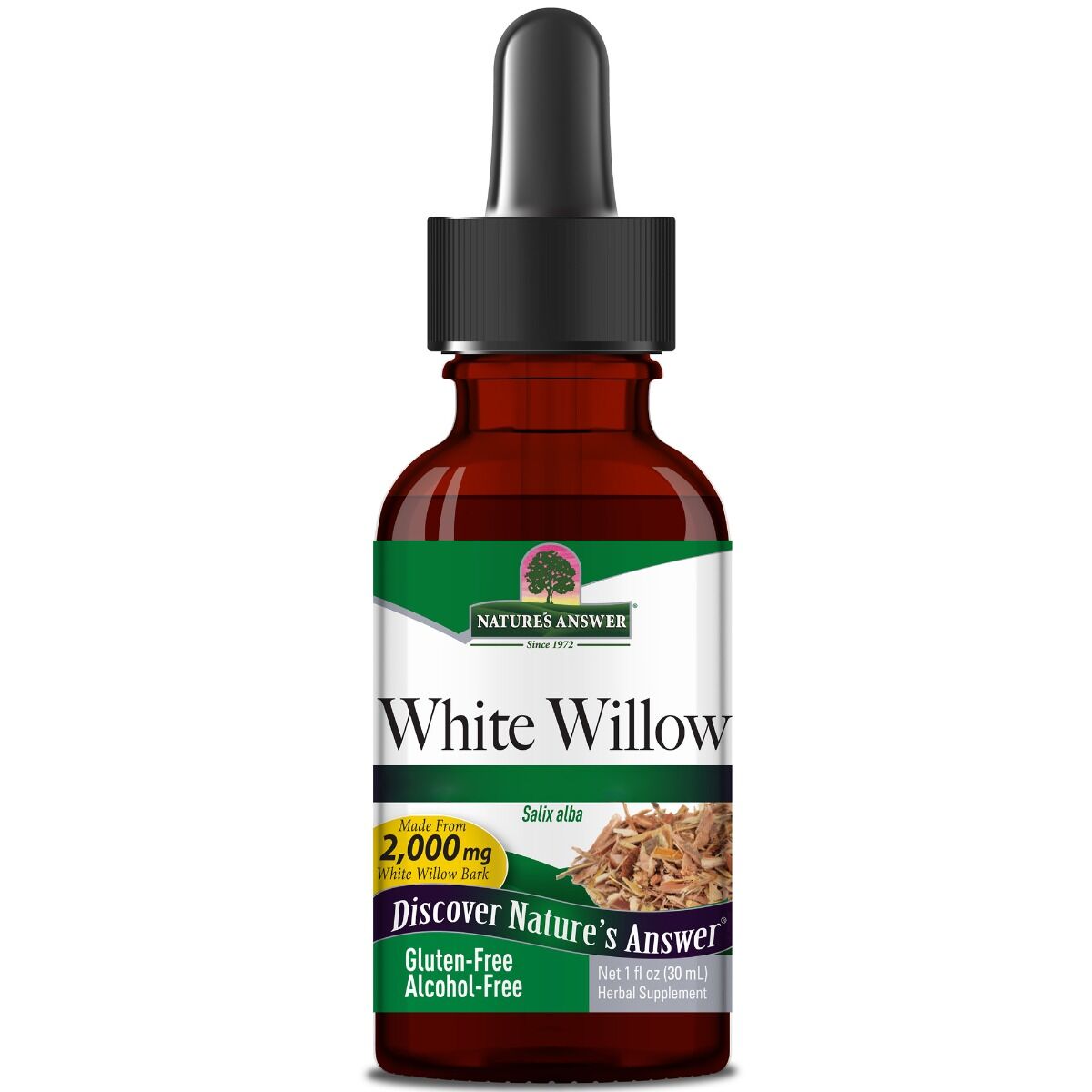 Nature's Answer Witte Wilg 2000 mg Alcoholvrij 30 ml - Viking Supplements