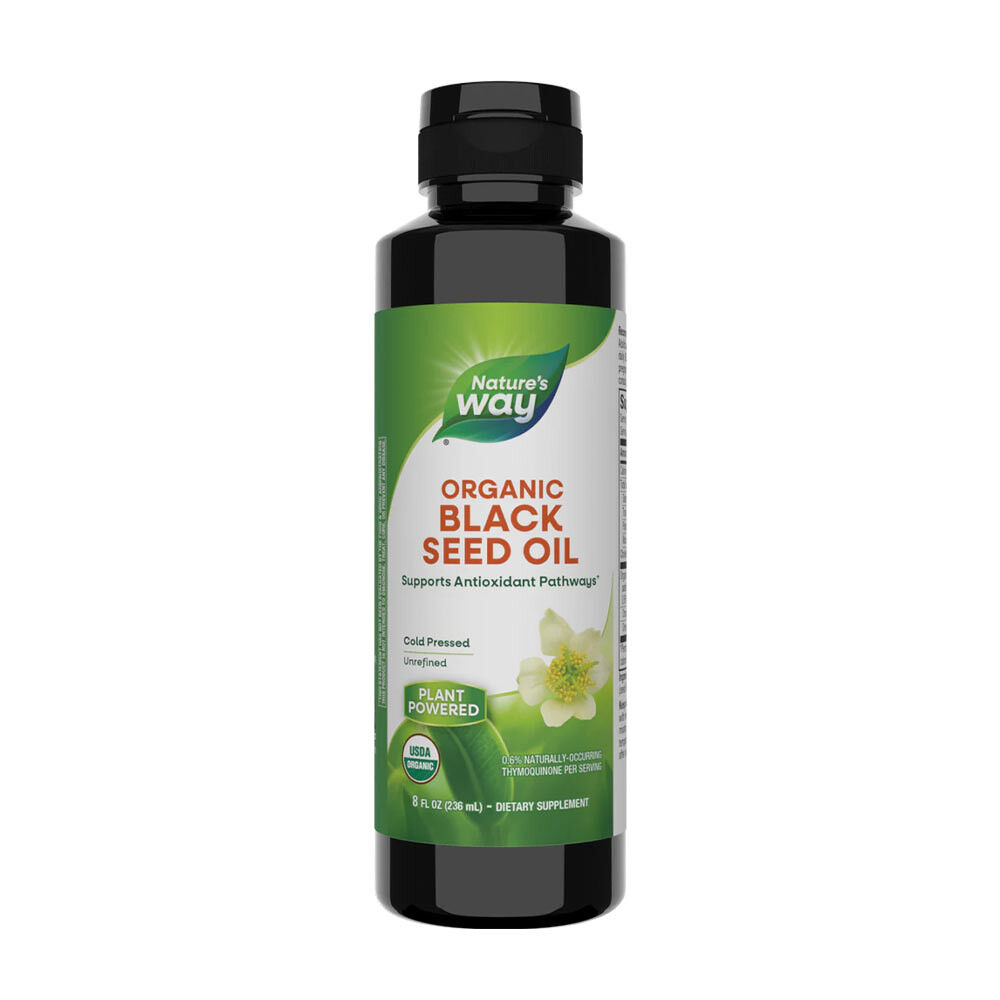 Natures Way Zwarte Komijnzaadolie (235 ml) - Viking Supplements