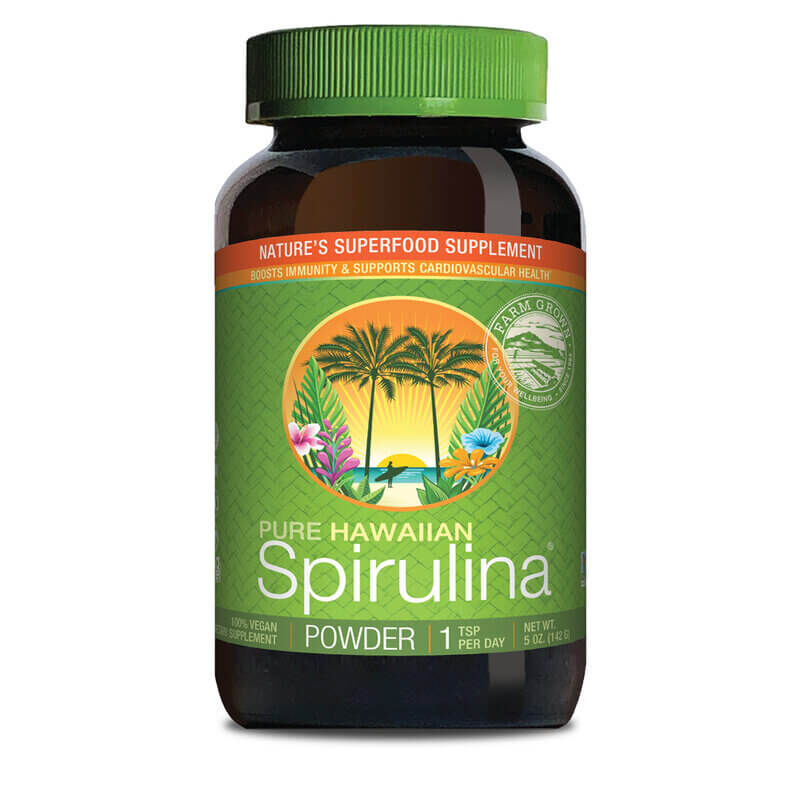 Nutrex Spirulina uit Hawaï - 100% veganistisch poeder 142 g - Viking Supplements