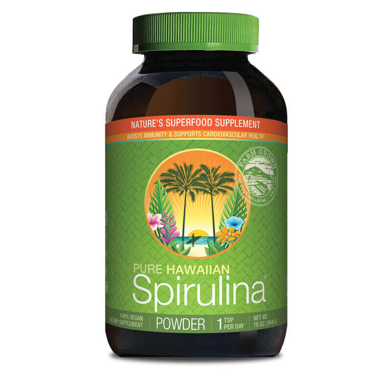 Nutrex Spirulina uit Hawaï - 100% veganistisch poeder 454 g - Viking Supplements