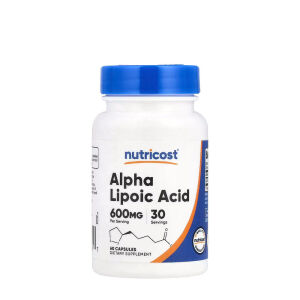 Nutricost Alfa-liponzuur 600 mg (60 capsules) - Viking Supplements