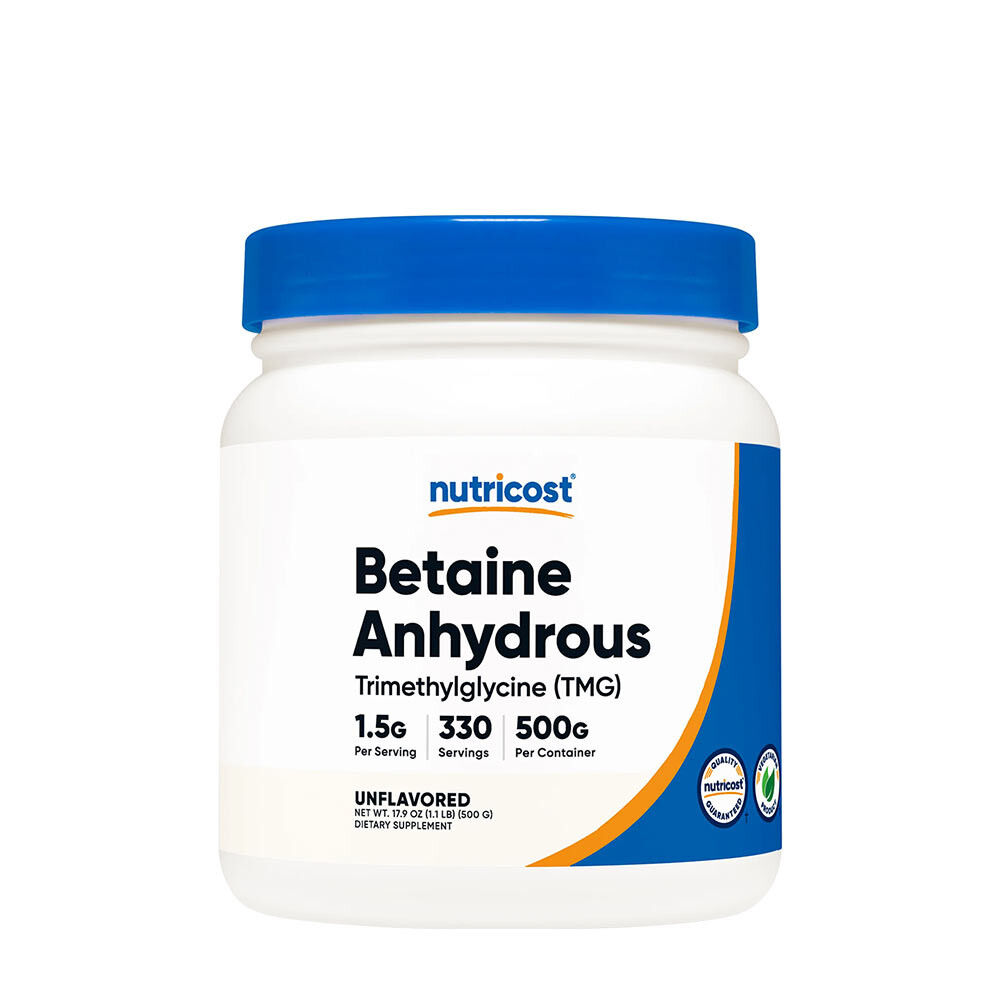Nutricost Betaïne-anhydraat (TMG) in poedervorm (500 g) - Viking Supplements