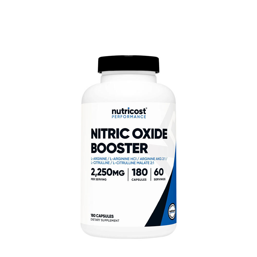 Nutricost Stikstofmonoxide-booster 750 mg (180 capsules) - Viking Supplements