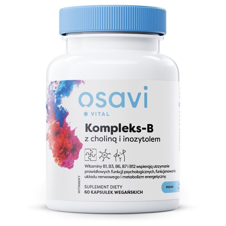 OSAVI B-complex met choline en inositol (60 vcaps) - Viking Supplements