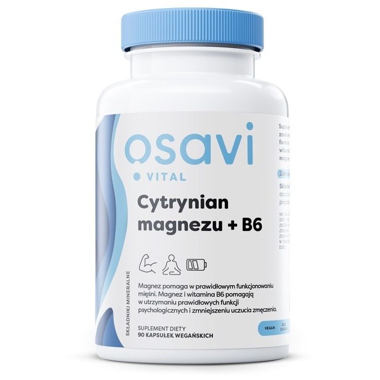OSAVI Magnesiumcitraat + B6 (90 vcaps) - Viking Supplements