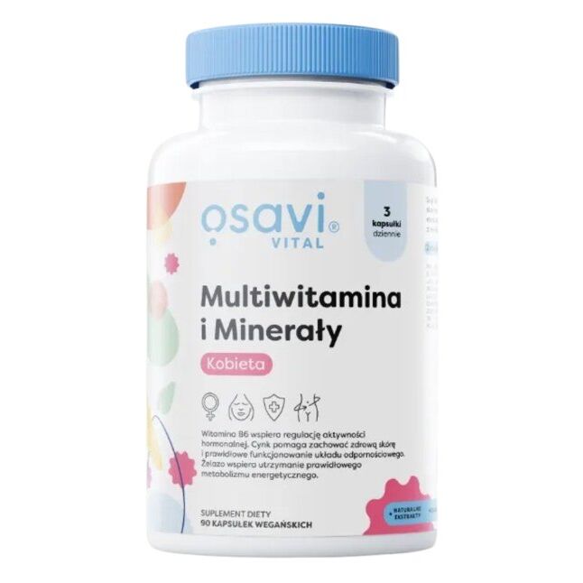 OSAVI Multivitaminen en mineralen voor vrouwen (90 capsules) - Viking Supplements