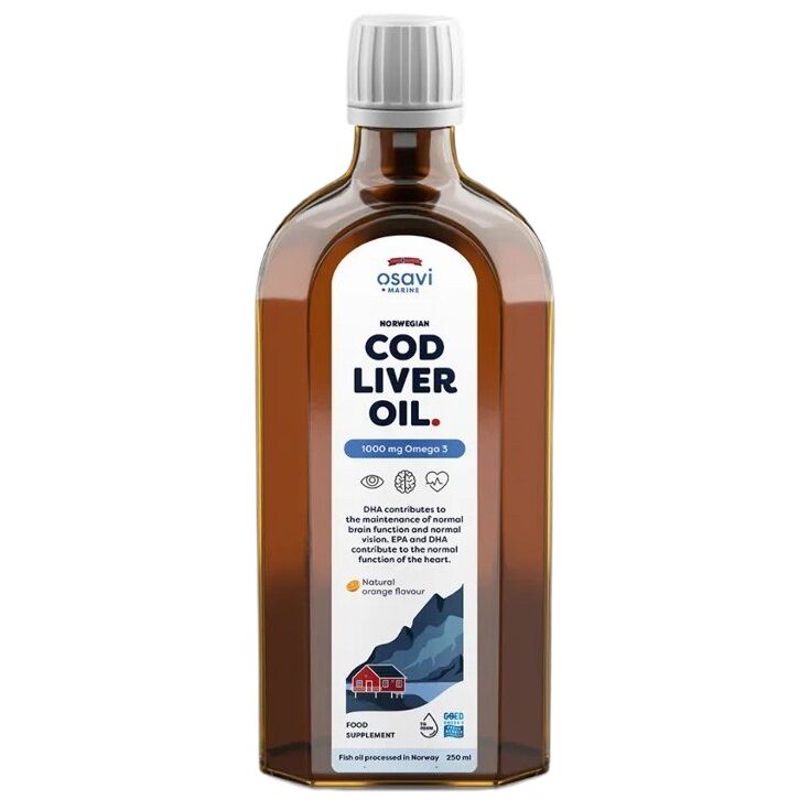 OSAVI Noorse levertraan 1000 mg omega 3
