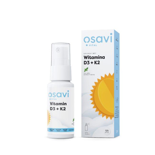 OSAVI Vitamine D3 + K2 mondspray