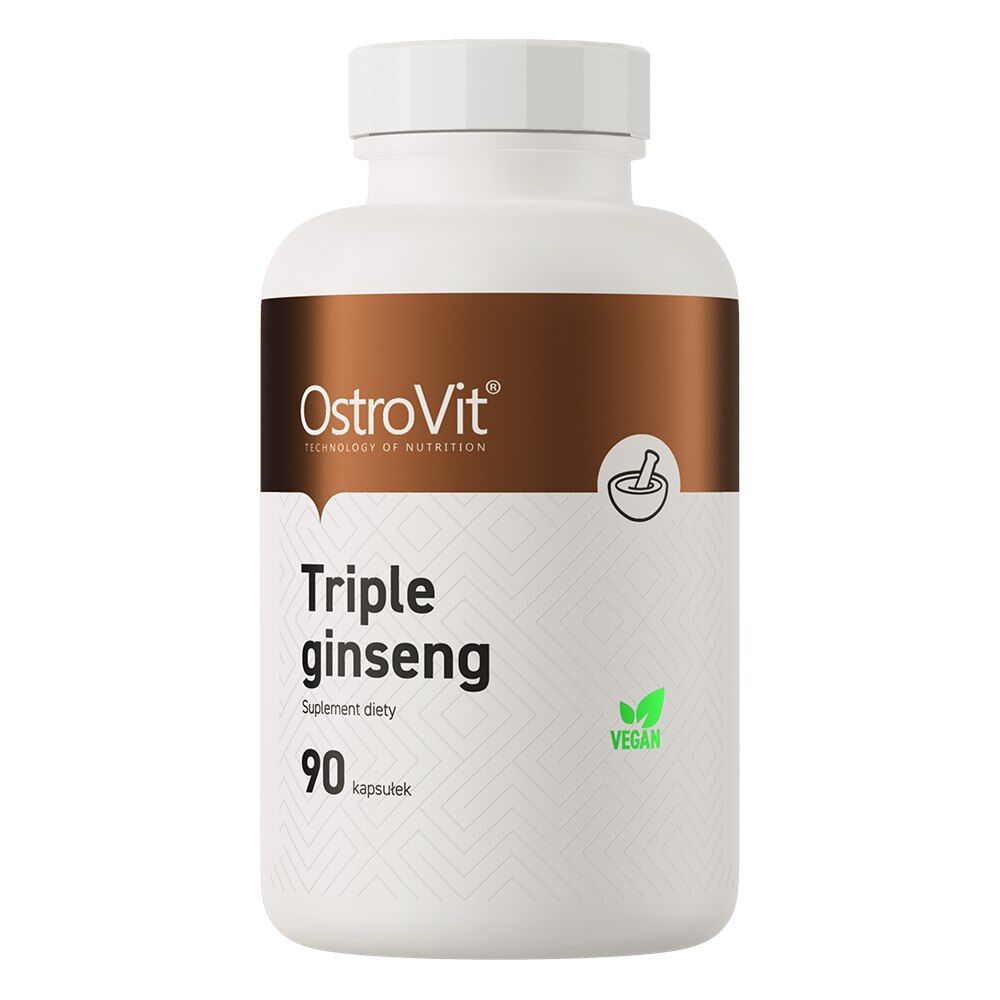 OSTROVIT Triple Ginseng VEGE (90 vcaps) - Viking Supplements