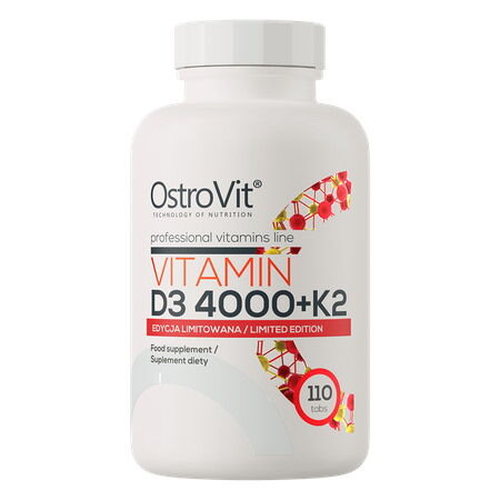 OSTROVIT Vitamine D3 4000 + K2 (110 tabletten) - Viking Supplements