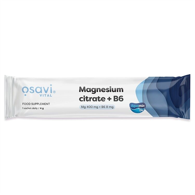 Osavi - Magnesiumcitraat + B6 - 4 g (1 portie) - Viking Supplements