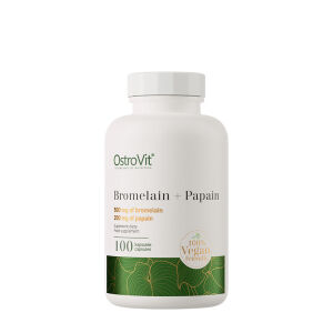 Ostrovit Bromelaïne + Papaïne 100% Vege (100 capsules) - Viking Supplements