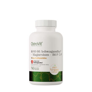 Ostrovit KSM-66 Ashwagandha® + Magnesium + B6 P-5-P (90 vegetarische capsules) - Viking Supplements