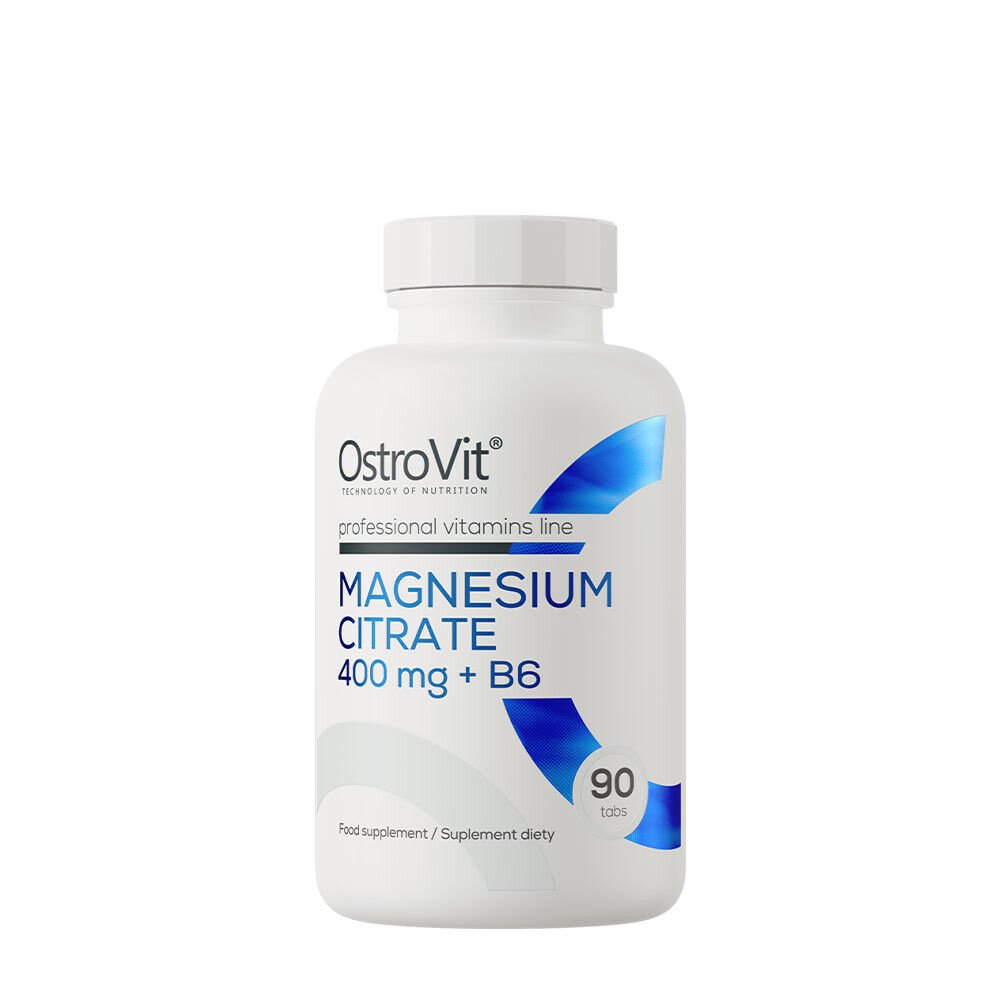 Ostrovit Magnesiumcitraat 400 mg + B6 (90 tabletten) - Viking Supplements